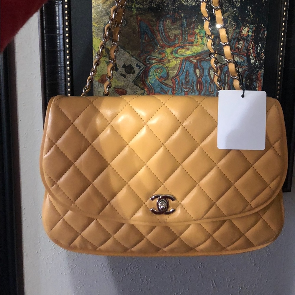 Chanel Yellow cross body